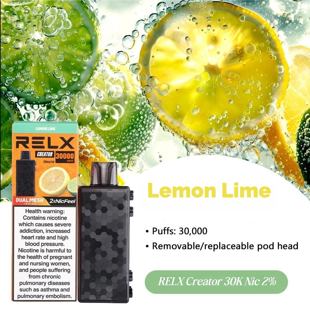 RELX Creator Kit 30000 Puffs Lemon Lime