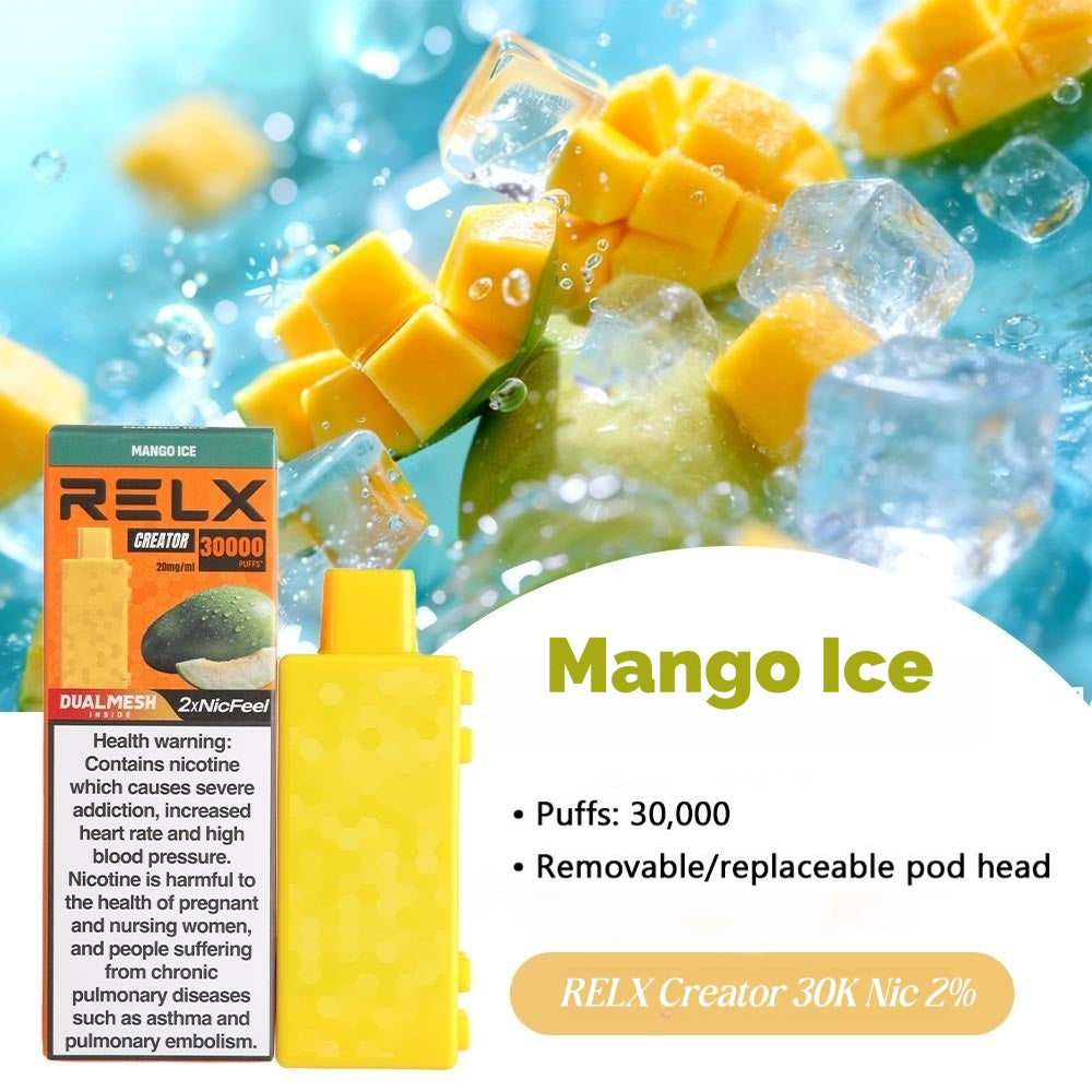RELX Creator Kit 30000 Puffs Mango Ice
