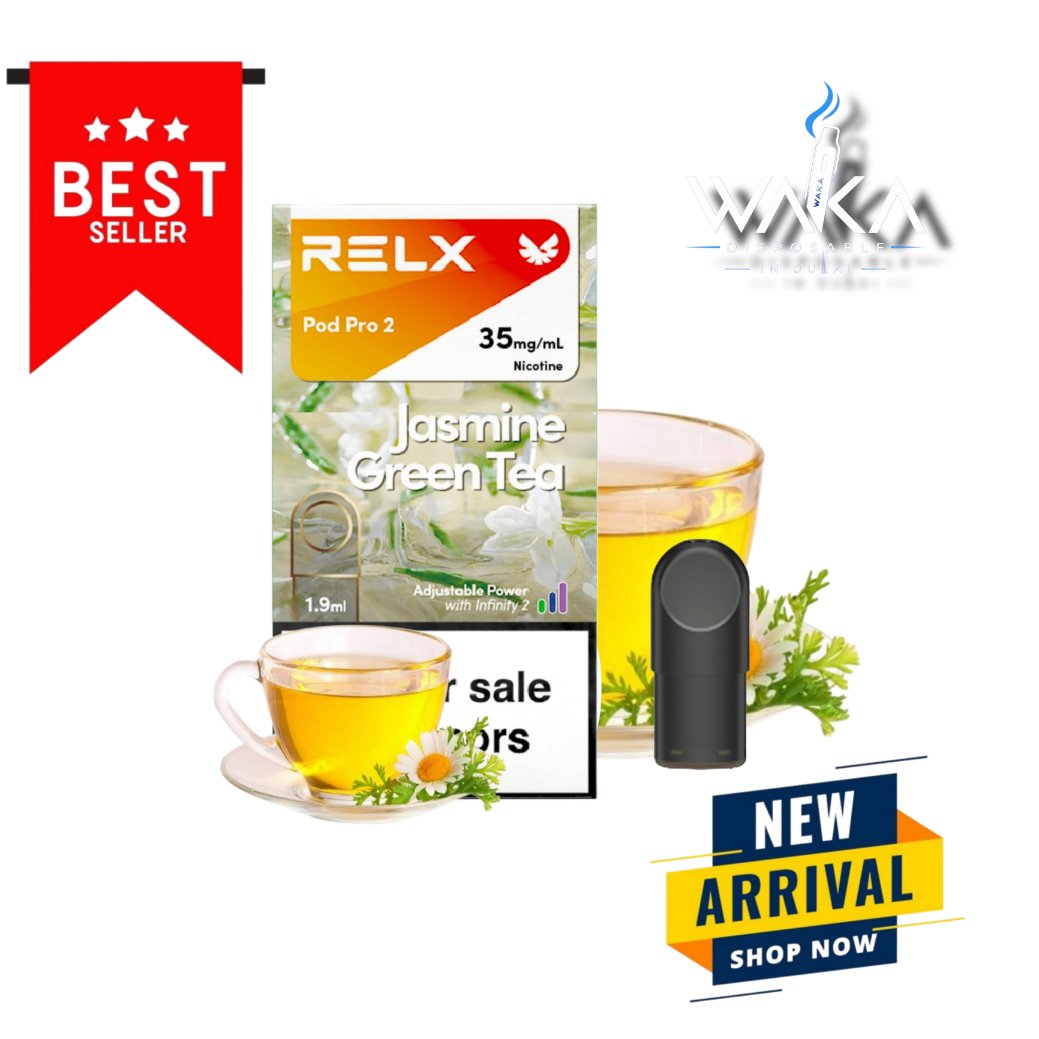 RELX Pod Pro 2 Jasmine Green Tea 3% in Dubai UAE